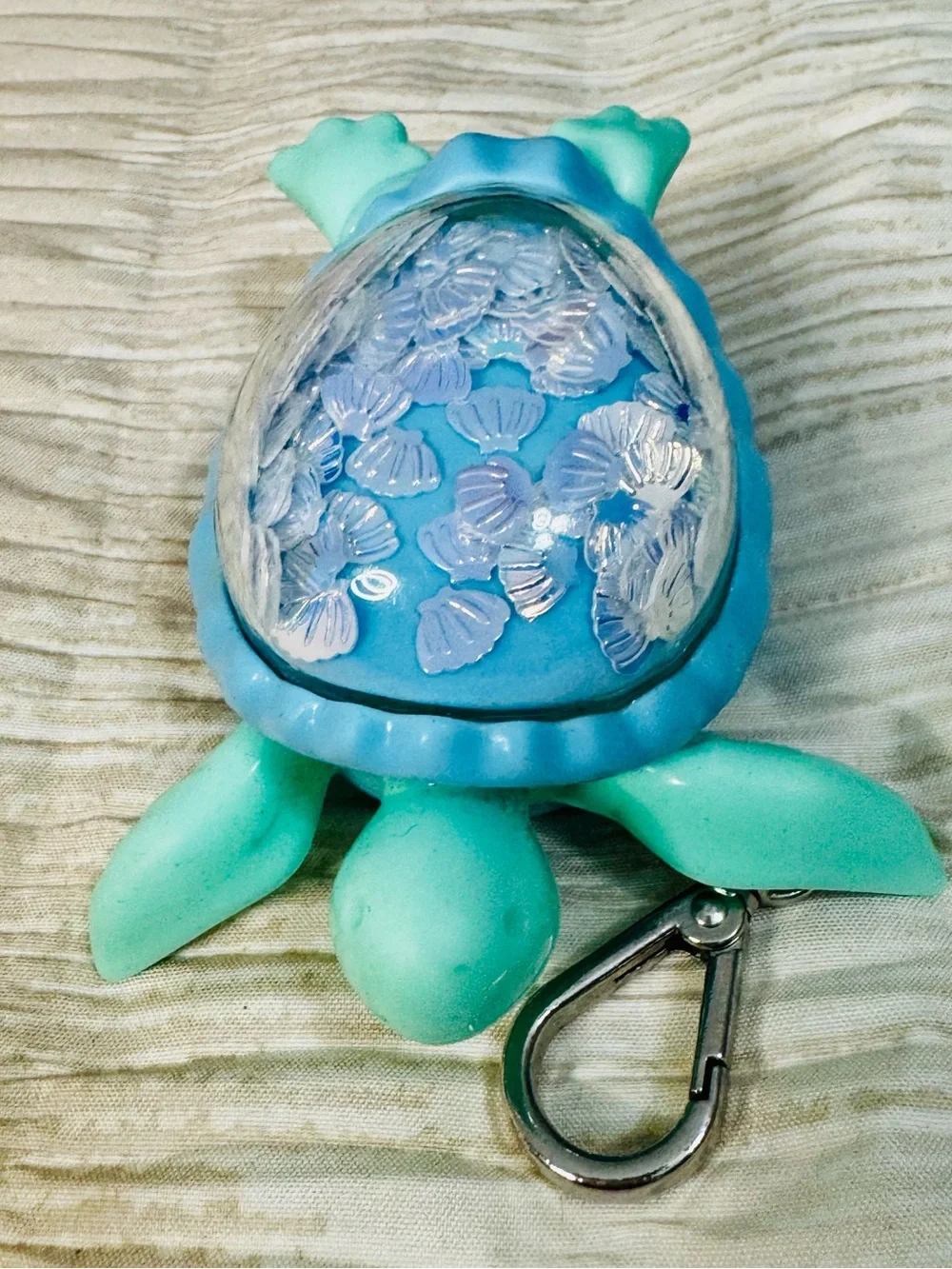 Bath and Body Works Sea Turtle Sanitizer Holder Purse Charm